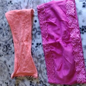 2 Medium Bandeau Tops EUC